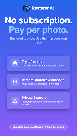 Restorer AI - Restore Photos Screenshot 3