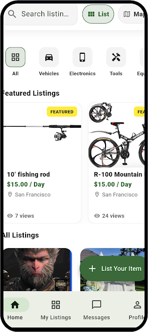 Renter Platform Screenshot 1
