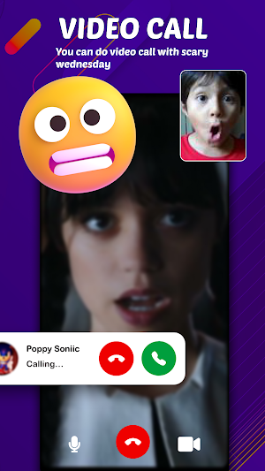 wednesday addams call & games Screenshot 0