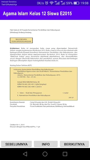 Agama Islam Kelas 12 Siswa E2015 Screenshot 1