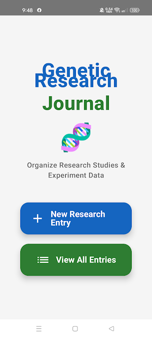 Genetic Research Journal Screenshot 0