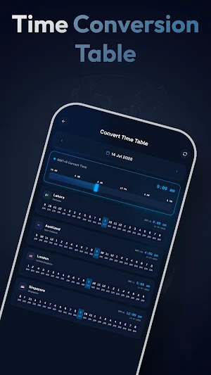 World clock: All country times Screenshot 3