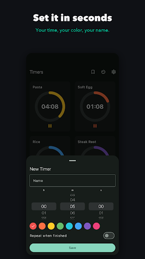 Multi Timer: Kitchen Timers Screenshot 1