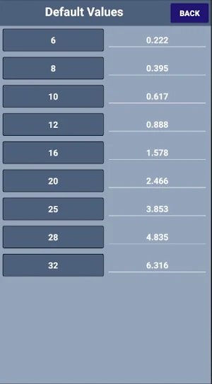 TMT Bar Weight Calculator Screenshot 3