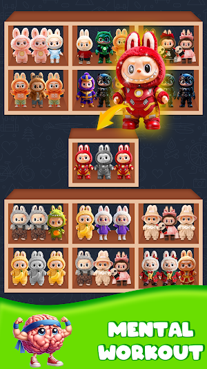 Labubu Sort - Unboxing Games Screenshot 3