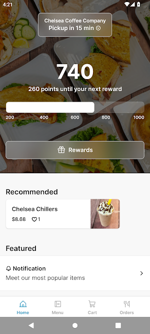 Chelsea Coffee Company Screenshot 0