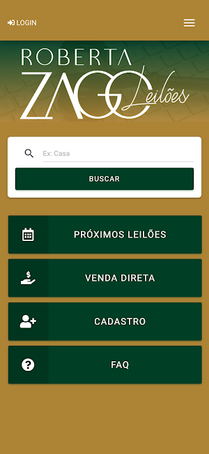 Roberta Zago Leilões Screenshot 2