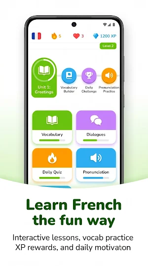 Learn French: Stories & Talk Screenshot 3
