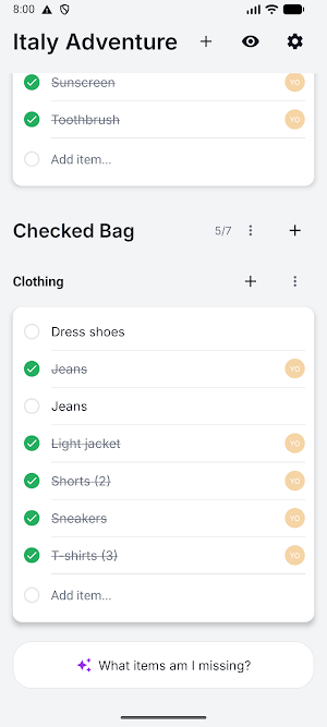 Pack with Me Screenshot 2