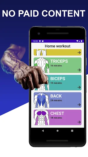 Home Workout - No Equipment Free App Screenshot 1