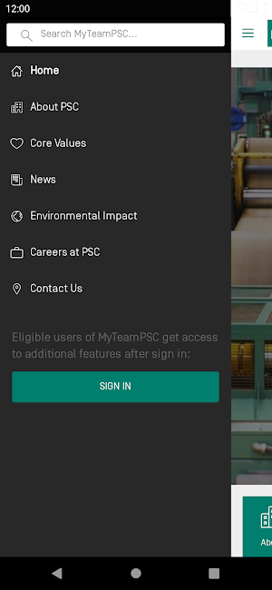 MyTeamPSC Screenshot 1