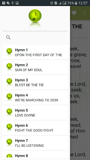COC English Hymnal Screenshot 2