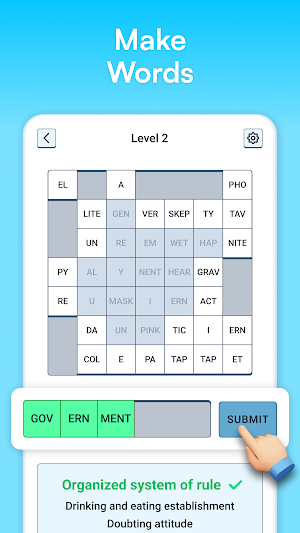 Syllatiles - Word Puzzle Game Screenshot 2
