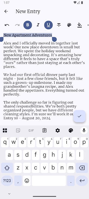 Simple Journal Screenshot 3