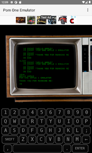 Pom One Apple 1 Emulator Screenshot 1