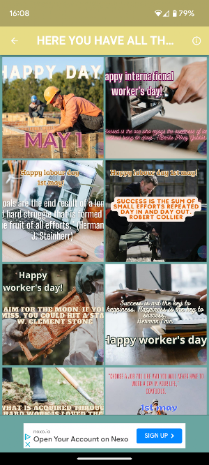 Happy Worker's Day, Images Screenshot 2