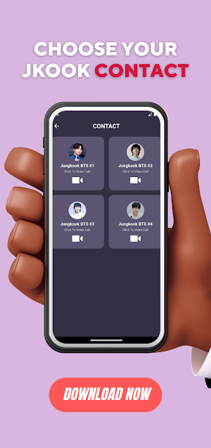 Jungkook BTS Fake Video Call Screenshot 1