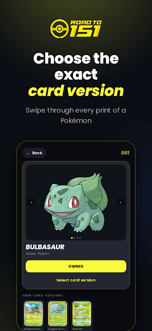 Roadto151: TCG Card Collection Screenshot 2