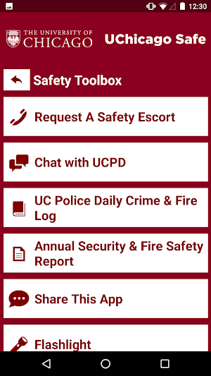 UChicago Safe Screenshot 3