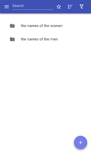 Names of people Screenshot 0