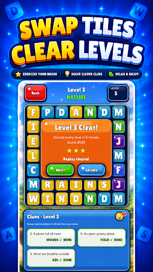 Swap & Solve: Word Puzzle Screenshot 3