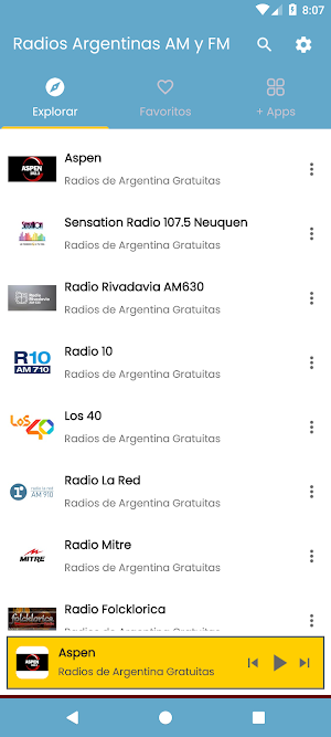 Radios Argentinas AM y FM Screenshot 1