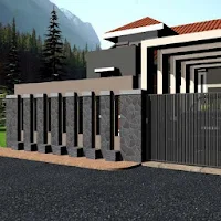 Minimalist House Fence Design