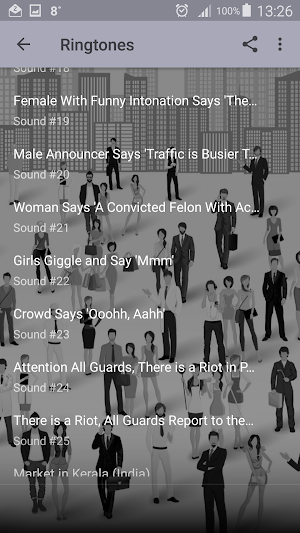 Cool Human Voice Ringtones Screenshot 2