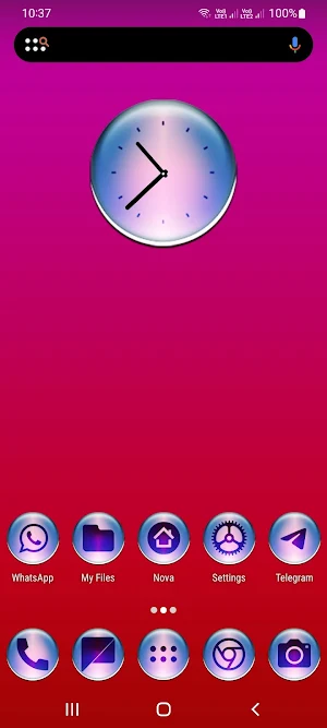 White Pixl Glass Icon Pack Screenshot 0