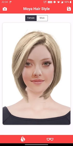 Moya Hairstyle: Bangs & Wigs Screenshot 1