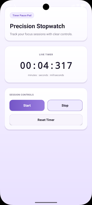 Timer Pause Pad Screenshot 2