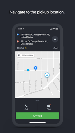 Coast.Cab driver app Screenshot 1