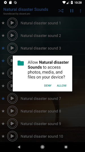Natural disaster sounds ~ Sboard.pro Screenshot 1
