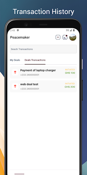PeaceMaker: Secured Way To Pay Screenshot 1