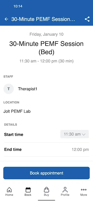 Jolt PEMF Lab Screenshot 2