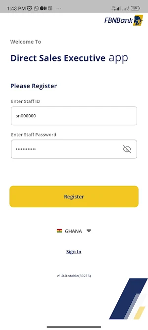 FBN DSA Mobile Screenshot 1