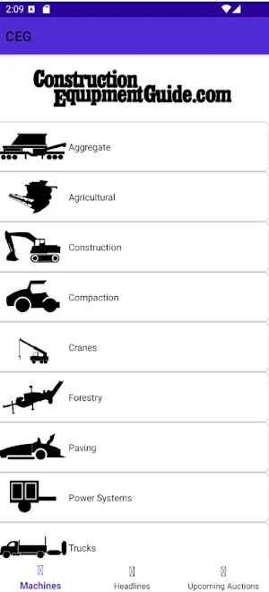 Construction Equipment Guide Screenshot 0