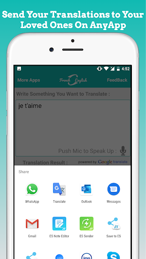 French English Translator Screenshot 3