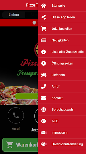 Pizza Treff Friedberg Screenshot 2