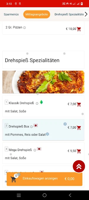 Seven Pizza Service Screenshot 2