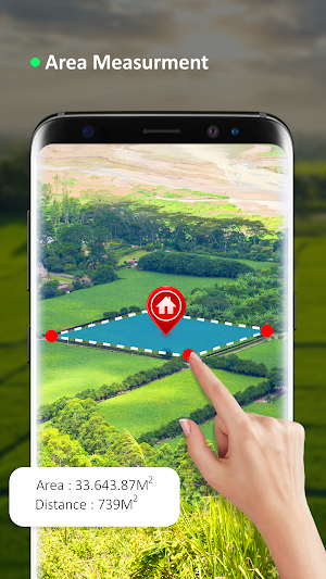GPS Field Area Measure app Screenshot 1