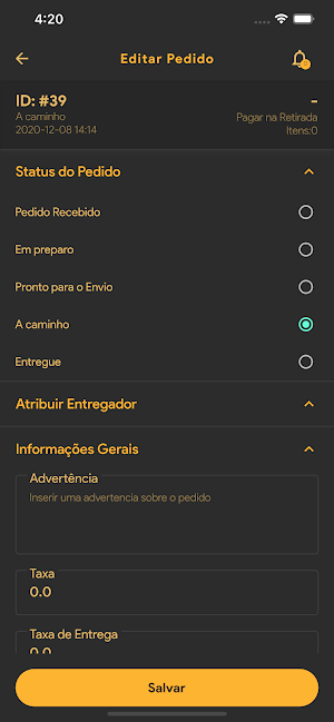 Império Beer Espeteria - Gestor Screenshot 2