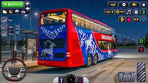 City Transport Coach Bus Game Screenshot 1