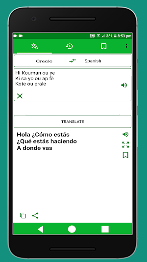 Traductor Español Creole Gratis Screenshot 1