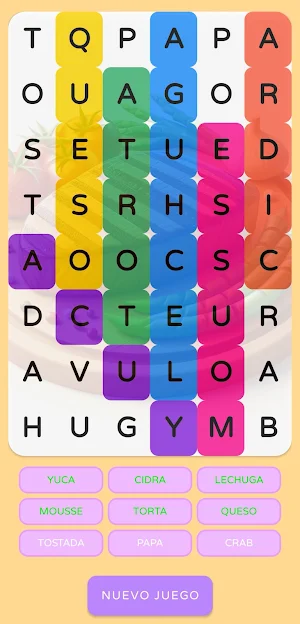 Word Search: Food Screenshot 0