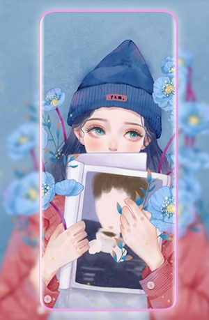 Girl Aesthetic Wallpaper Screenshot 1