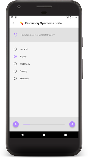 IBM My Clinical Diary Mobile Screenshot 2