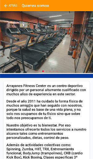 Arrayanes Fitness Center Screenshot 1