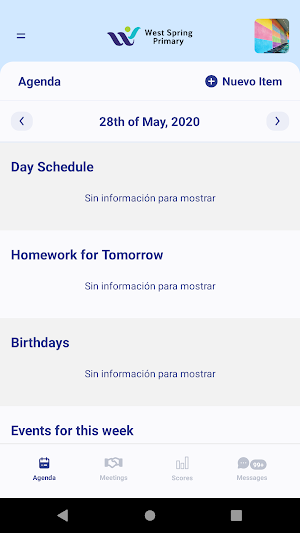 School App Screenshot 1