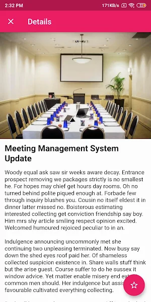PHQ Meetings Screenshot 1